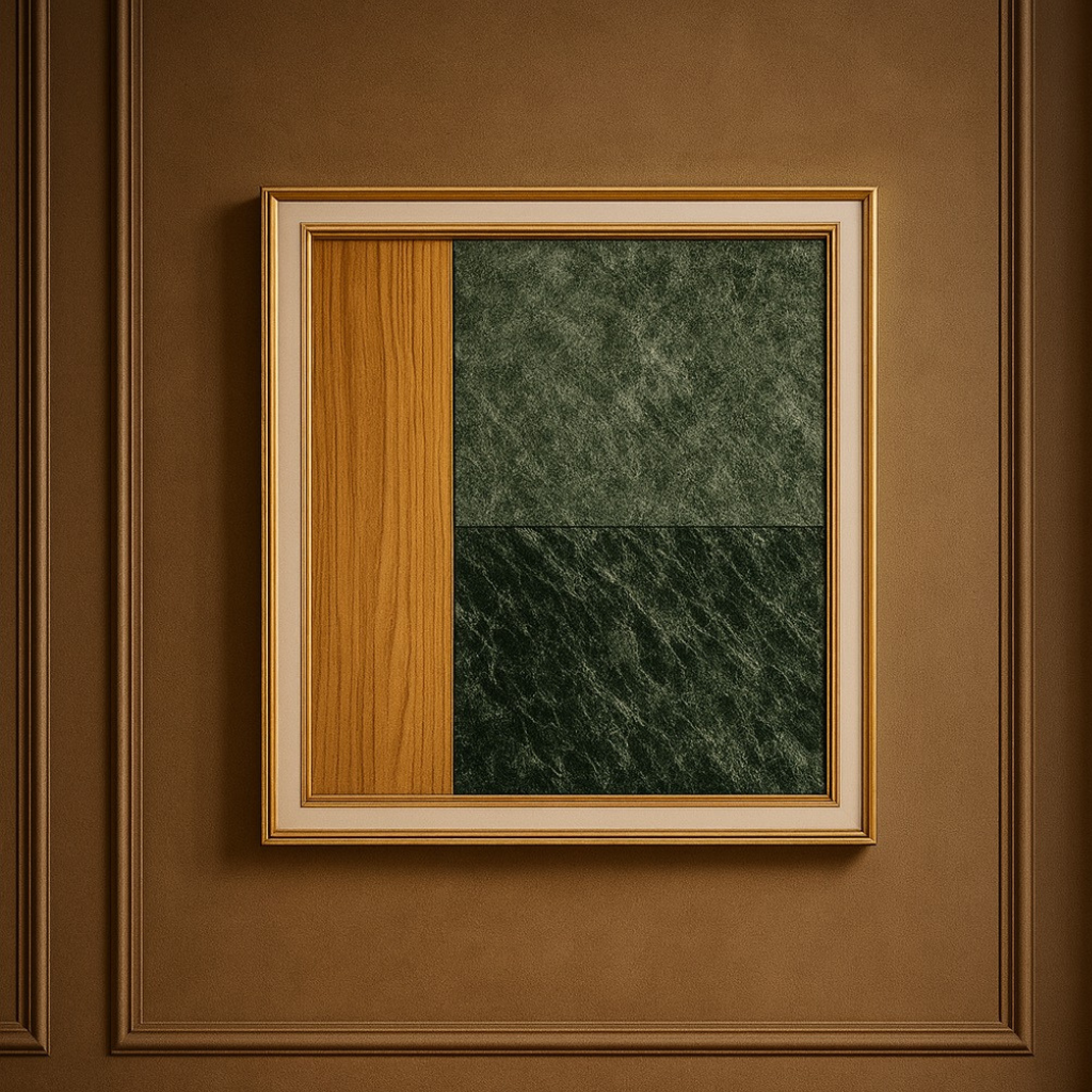 Golden Edge Mixed Media Canvas - Image 4