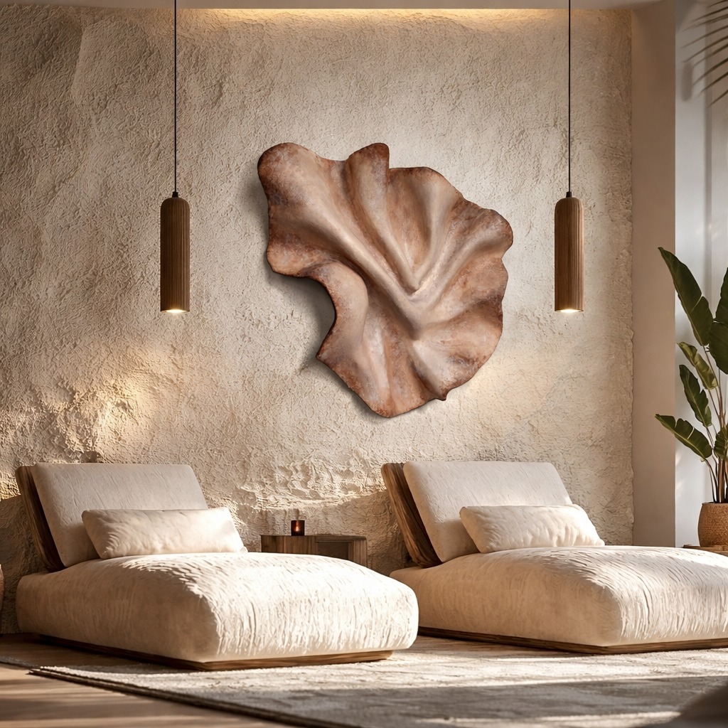 Coastal Drift Organic Relief Sculpture - Image 2
