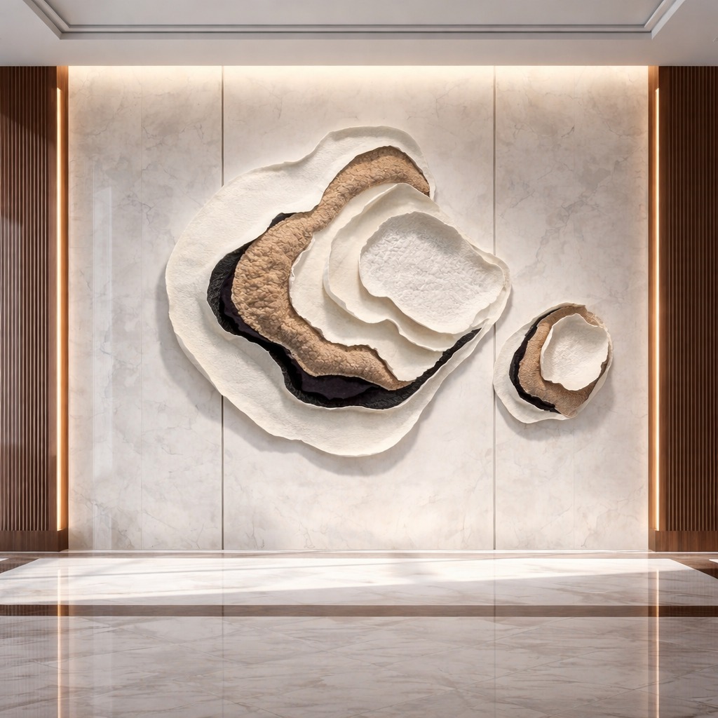 Taral Earth Organic Relief Installation - Image 4